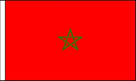 Morocco Hand Waving Flags